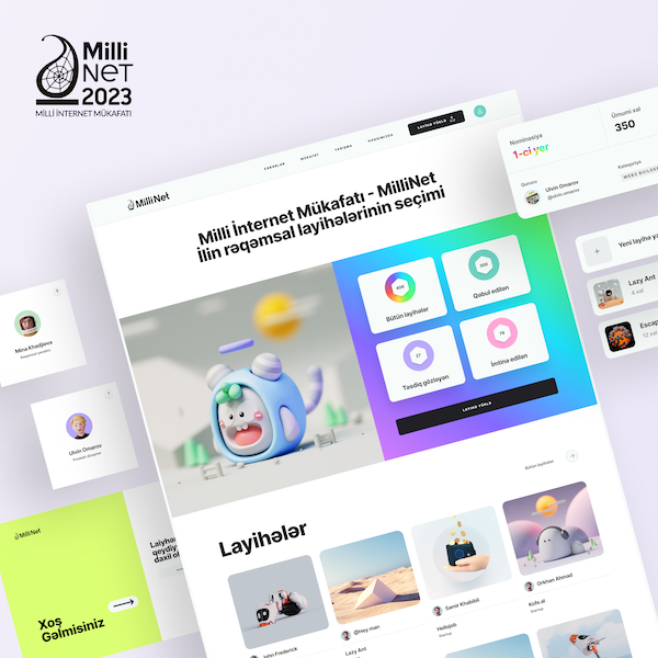 Milli İnternet Mükafatının Nominantları seçilib